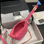 Chanel | Small Lambskin Hobo Pink Bag - AS1745 - 15 x 15 x 12 cm - 5