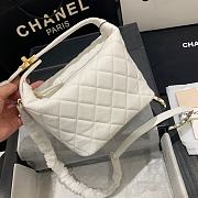Chanel | Small Lambskin Hobo White Bag - AS1745 - 15 x 15 x 12 cm - 2
