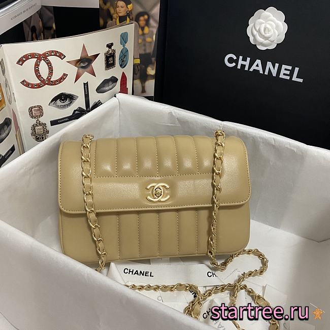 Chanel | 1992 vertical quilt CC shoulder bag - AS1499 - 23 x 14 x 7cm - 1