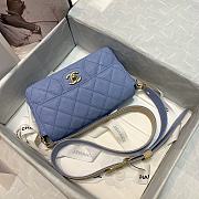 Chanel | Blue Flap Bag - AS2273 - 20 x 6 x 12 cm - 4