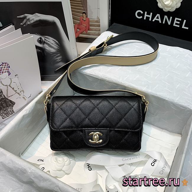 Chanel | Black Flap Bag - AS2273 - 20 x 6 x 12 cm - 1