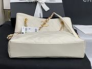 Chanel | White Shopping Bag with Crystal Pearls - AS2213 - 34 x 25 x 5 cm - 3