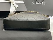 Chanel | Black Shopping Bag with Crystal Pearls - AS2213 - 34 x 25 x 5 cm - 6