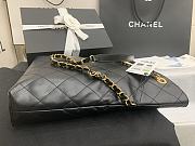 Chanel | Black Shopping Bag with Crystal Pearls - AS2213 - 34 x 25 x 5 cm - 5