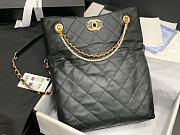 Chanel | Black Shopping Bag with Crystal Pearls - AS2213 - 34 x 25 x 5 cm - 3