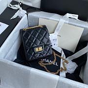 Chanel | Small Black 2.55 Flap Bag - AS1961 - 17 x 13 x 5.5cm - 2