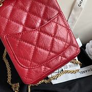 Chanel | Small Red 2.55 Flap Bag - AS1961 - 17 x 13 x 5.5cm - 6