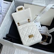 Chanel | Small White 2.55 Flap Bag - AS1961 - 17 x 13 x 5.5cm - 4