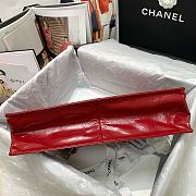Chanel | Red Aged Calfskin Large Shopping Bag - AS1943 - 37 x 26 x 12 cm - 5