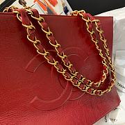 Chanel | Red Aged Calfskin Large Shopping Bag - AS1943 - 37 x 26 x 12 cm - 4