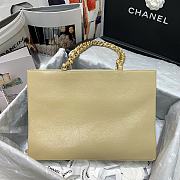 Chanel | Beige Aged Calfskin Large Shopping Bag - AS1943 - 37 x 26 x 12 cm - 6