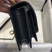 Chanel | Mini Black Chain Handle Flap Bag - AS0784 - 19 x 14 x 5 cm - 6