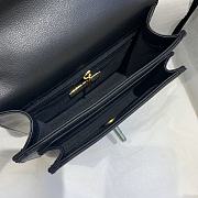 Chanel | Mini Black Chain Handle Flap Bag - AS0784 - 19 x 14 x 5 cm - 3