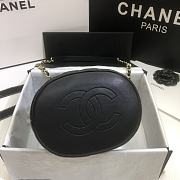 CHANEL | Strass leather bucket Drawstring Bag Black - 19 x 13 x 13 cm - 6