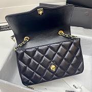 Chanel | Flap Bag Black - AS2058 - 23 x 15 x 7.5 cm - 4
