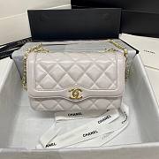 Chanel | Flap Bag Corn Flower - AS2058 - 23 x 15 x 7.5 cm - 4