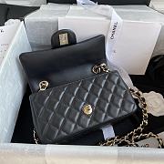 Chanel | Coco Black Charms Bag - AS2326 - 20 x 12 x 6 cm - 6