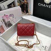 Chanel | Small Red Crystal Pearls Flap Bag - AS2251 - 14.5 x 5 x 10.5cm - 3