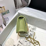 Chanel | Small Green Crystal Pearls Flap Bag - AS2251 - 14.5 x 5 x 10.5cm - 4