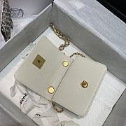 Chanel | Small White Crystal Pearls Flap Bag - AS2251 - 14.5 x 5 x 10.5cm - 5