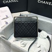 Chanel | Sheepskin Leather Clutch Bag Black - AS1732 - 18 x 19.5 x 8.5 cm - 3