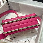 Chanel | Sheepskin Leather Clutch Bag Pink - AS1732 - 18 x 19.5 x 8.5 cm - 6