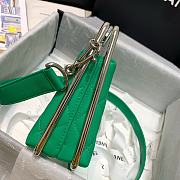 Chanel | Sheepskin Leather Clutch Bag Green - AS1732 - 18 x 19.5 x 8.5 cm - 6
