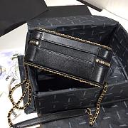 Chanel | Small Black CC Filigree Chain Around Vanity Case - AS1785 - 18x14x8cm - 3