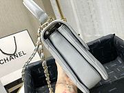 Chanel | Small Flap Bag With Top Handle Grey - A92236 - 25cm - 2