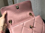 Chanel | Small Flap Bag With Top Handle Pink - A92236 - 25cm - 3