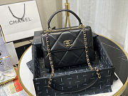 Chanel | Small Flap Bag With Top Handle Black - A92236 - 25cm - 2