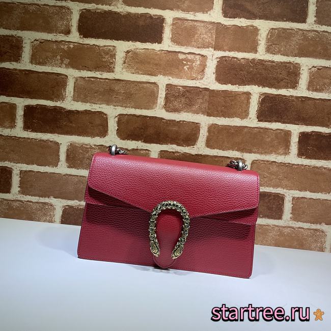 Gucci | Dionysus Small Shoulder Bag Red - 400249 - 28 x 18 x 9 cm - 1