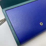 Gucci | Dionysus mini blue chain bag - 401231 - 20 x 13.5 x 3 cm - 5