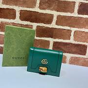 Gucci | Diana card case wallet Green - 658244 - 11 x 8 x 2.5 cm - 1