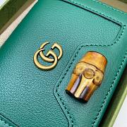 Gucci | Diana card case wallet Green - 658244 - 11 x 8 x 2.5 cm - 2