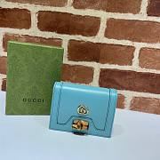 Gucci | Diana card case wallet Blue - 658244 - 11 x 8 x 2.5 cm - 1