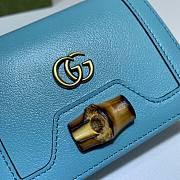 Gucci | Diana card case wallet Blue - 658244 - 11 x 8 x 2.5 cm - 2