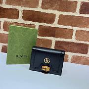 Gucci | Diana card case wallet Black - 658244 - 11 x 8 x 2.5 cm - 1