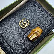 Gucci | Diana card case wallet Black - 658244 - 11 x 8 x 2.5 cm - 2