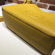 GUCCI | Yellow Soho Leather Shoulder Bag - 387043 - 25 x 18 x 10 cm - 6