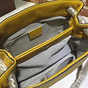 GUCCI | Yellow Soho Leather Shoulder Bag - 387043 - 25 x 18 x 10 cm - 2