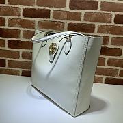 GUCCI | Medium White tote with Double G - 649577 - 35 x 32 x 11 cm - 2