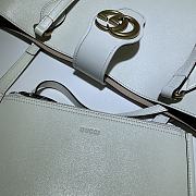 GUCCI | Medium White tote with Double G - 649577 - 35 x 32 x 11 cm - 6