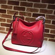 GUCCI | Soho Large Leather Hobo Red - 408825 - 35 x 30 x 15 cm - 1