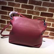 GUCCI | Soho Large Leather Hobo Red Wine - 408825 - 35 x 30 x 15 cm - 4