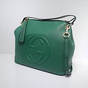 GUCCI | Soho Large Leather Hobo Green - 408825 - 35 x 30 x 15 cm - 2