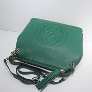 GUCCI | Soho Large Leather Hobo Green - 408825 - 35 x 30 x 15 cm - 4