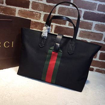 Gucci | Black Techno Canvas Tote Bag - 337070 - 37 x 27 x 13 cm