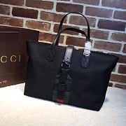 Gucci | Black Techno Canvas Tote Bag - 337070 - 37 x 27 x 13 cm - 2