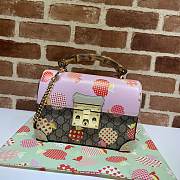 Gucci | Les Pommes Padlock small pink bag - ‎603221 - 24 x 17 x 10 cm - 1